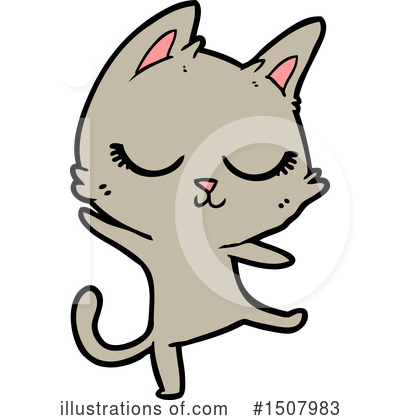 Royalty-Free (RF) Cat Clipart Illustration by lineartestpilot - Stock Sample #1507983