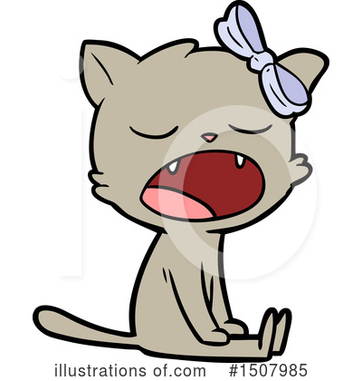 Royalty-Free (RF) Cat Clipart Illustration by lineartestpilot - Stock Sample #1507985