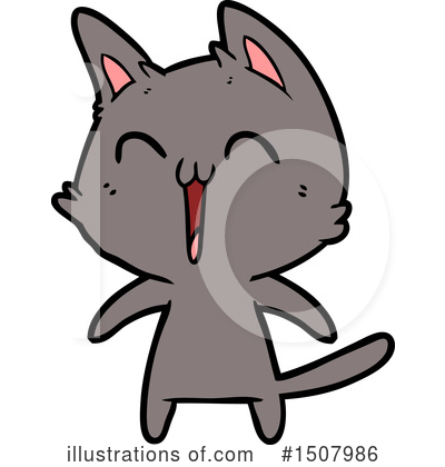 Royalty-Free (RF) Cat Clipart Illustration by lineartestpilot - Stock Sample #1507986