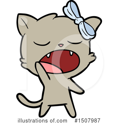 Royalty-Free (RF) Cat Clipart Illustration by lineartestpilot - Stock Sample #1507987