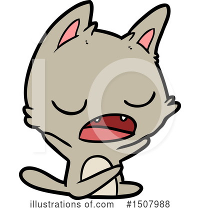 Royalty-Free (RF) Cat Clipart Illustration by lineartestpilot - Stock Sample #1507988