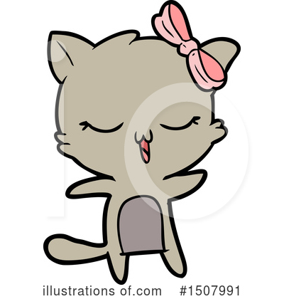 Royalty-Free (RF) Cat Clipart Illustration by lineartestpilot - Stock Sample #1507991