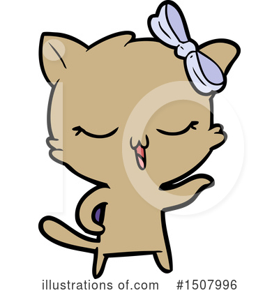 Royalty-Free (RF) Cat Clipart Illustration by lineartestpilot - Stock Sample #1507996