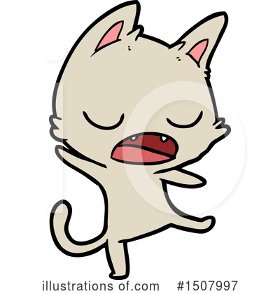 Royalty-Free (RF) Cat Clipart Illustration by lineartestpilot - Stock Sample #1507997