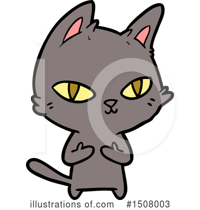 Royalty-Free (RF) Cat Clipart Illustration by lineartestpilot - Stock Sample #1508003