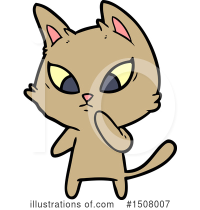 Royalty-Free (RF) Cat Clipart Illustration by lineartestpilot - Stock Sample #1508007