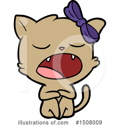 Royalty-Free (RF) Cat Clipart Illustration by lineartestpilot - Stock Sample #1508009