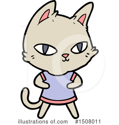 Royalty-Free (RF) Cat Clipart Illustration by lineartestpilot - Stock Sample #1508011