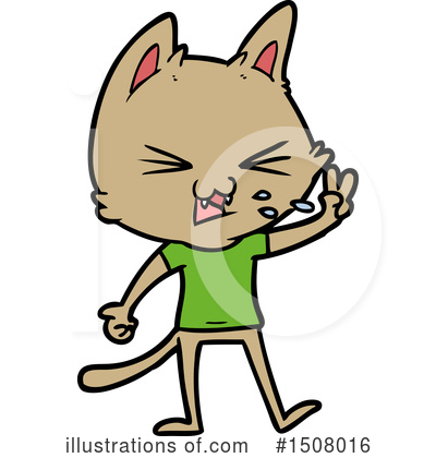 Royalty-Free (RF) Cat Clipart Illustration by lineartestpilot - Stock Sample #1508016