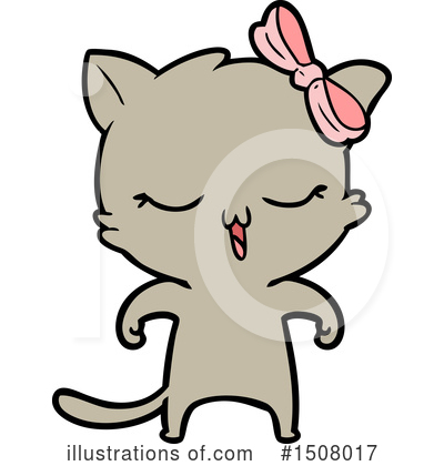 Royalty-Free (RF) Cat Clipart Illustration by lineartestpilot - Stock Sample #1508017