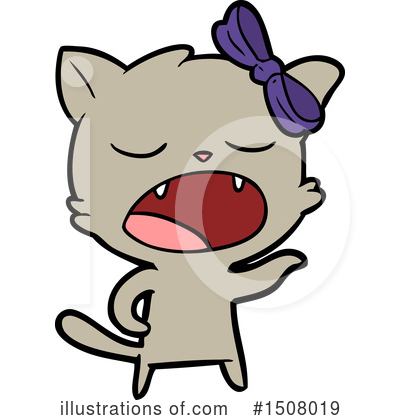 Royalty-Free (RF) Cat Clipart Illustration by lineartestpilot - Stock Sample #1508019
