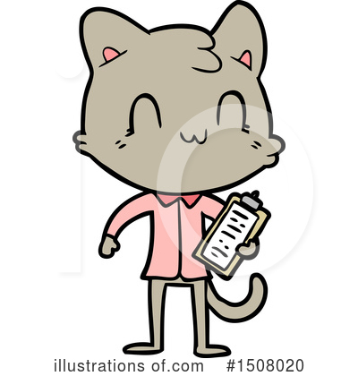 Royalty-Free (RF) Cat Clipart Illustration by lineartestpilot - Stock Sample #1508020