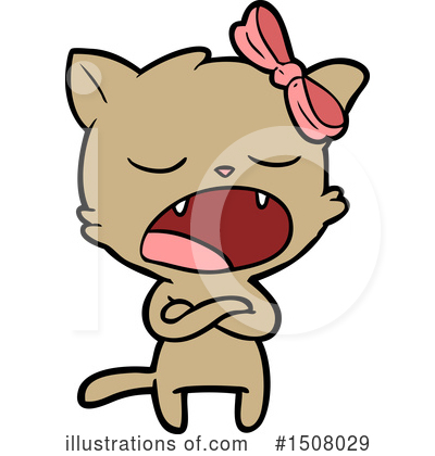 Royalty-Free (RF) Cat Clipart Illustration by lineartestpilot - Stock Sample #1508029