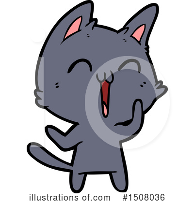 Royalty-Free (RF) Cat Clipart Illustration by lineartestpilot - Stock Sample #1508036