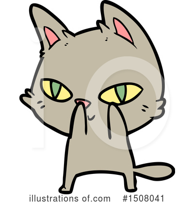 Royalty-Free (RF) Cat Clipart Illustration by lineartestpilot - Stock Sample #1508041