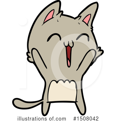 Royalty-Free (RF) Cat Clipart Illustration by lineartestpilot - Stock Sample #1508042