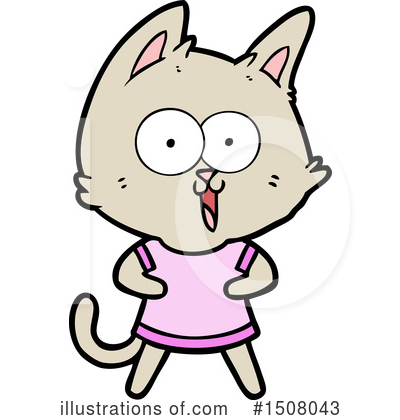 Royalty-Free (RF) Cat Clipart Illustration by lineartestpilot - Stock Sample #1508043
