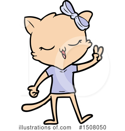 Royalty-Free (RF) Cat Clipart Illustration by lineartestpilot - Stock Sample #1508050