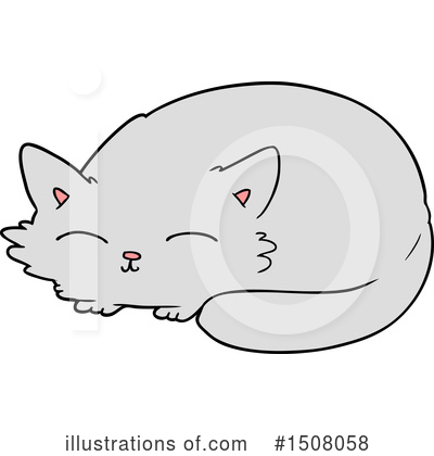 Royalty-Free (RF) Cat Clipart Illustration by lineartestpilot - Stock Sample #1508058