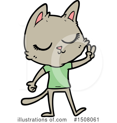 Royalty-Free (RF) Cat Clipart Illustration by lineartestpilot - Stock Sample #1508061