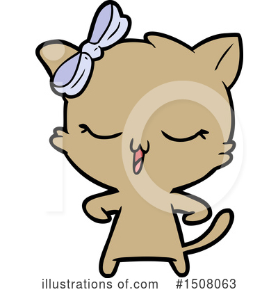 Royalty-Free (RF) Cat Clipart Illustration by lineartestpilot - Stock Sample #1508063