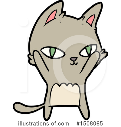 Royalty-Free (RF) Cat Clipart Illustration by lineartestpilot - Stock Sample #1508065