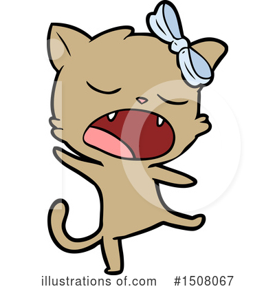 Royalty-Free (RF) Cat Clipart Illustration by lineartestpilot - Stock Sample #1508067