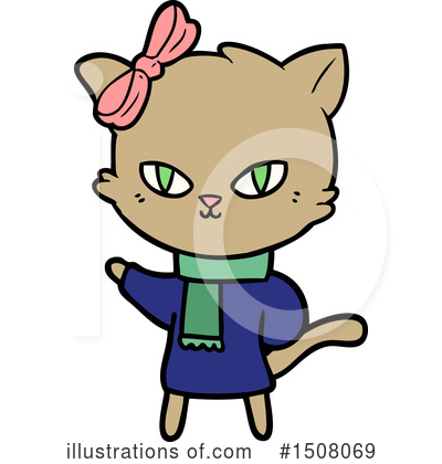 Royalty-Free (RF) Cat Clipart Illustration by lineartestpilot - Stock Sample #1508069