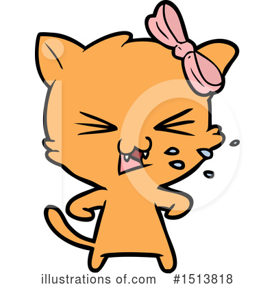 Royalty-Free (RF) Cat Clipart Illustration by lineartestpilot - Stock Sample #1513818
