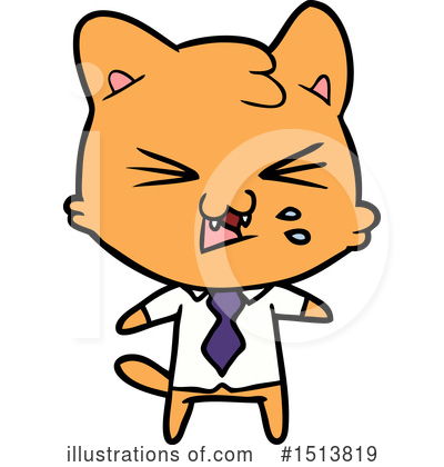 Royalty-Free (RF) Cat Clipart Illustration by lineartestpilot - Stock Sample #1513819