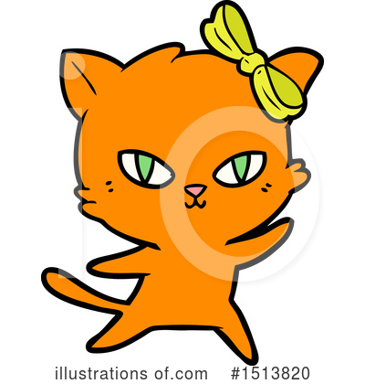 Royalty-Free (RF) Cat Clipart Illustration by lineartestpilot - Stock Sample #1513820