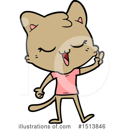 Royalty-Free (RF) Cat Clipart Illustration by lineartestpilot - Stock Sample #1513846