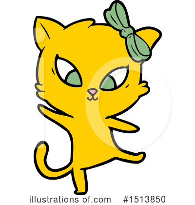 Royalty-Free (RF) Cat Clipart Illustration by lineartestpilot - Stock Sample #1513850