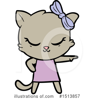 Royalty-Free (RF) Cat Clipart Illustration by lineartestpilot - Stock Sample #1513857