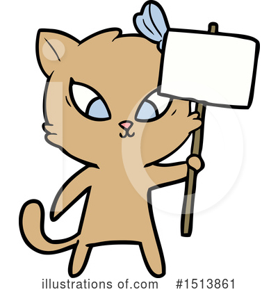 Royalty-Free (RF) Cat Clipart Illustration by lineartestpilot - Stock Sample #1513861