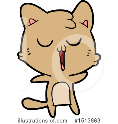 Royalty-Free (RF) Cat Clipart Illustration by lineartestpilot - Stock Sample #1513863