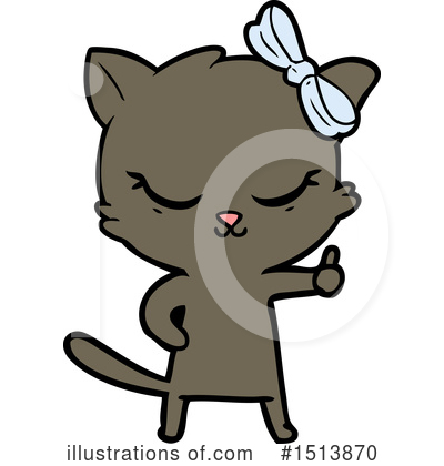 Royalty-Free (RF) Cat Clipart Illustration by lineartestpilot - Stock Sample #1513870