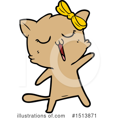 Royalty-Free (RF) Cat Clipart Illustration by lineartestpilot - Stock Sample #1513871