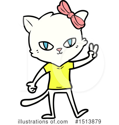 Royalty-Free (RF) Cat Clipart Illustration by lineartestpilot - Stock Sample #1513879