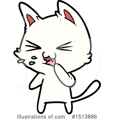 Royalty-Free (RF) Cat Clipart Illustration by lineartestpilot - Stock Sample #1513886