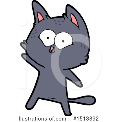 Royalty-Free (RF) Cat Clipart Illustration by lineartestpilot - Stock Sample #1513892