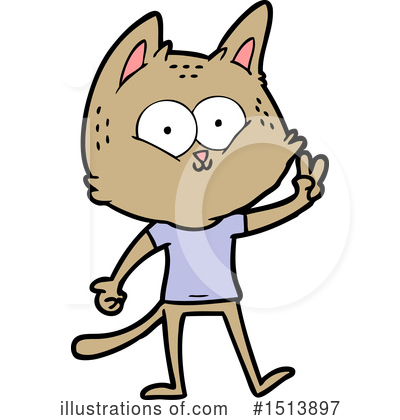 Royalty-Free (RF) Cat Clipart Illustration by lineartestpilot - Stock Sample #1513897