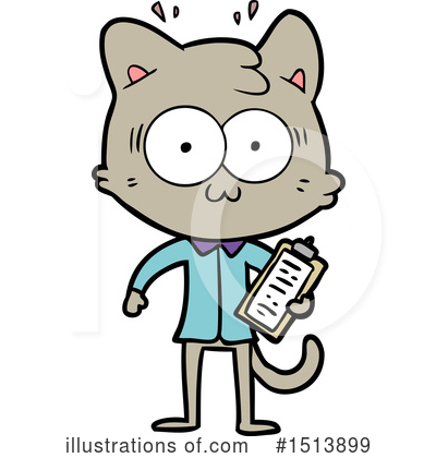 Royalty-Free (RF) Cat Clipart Illustration by lineartestpilot - Stock Sample #1513899