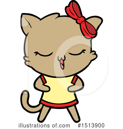 Royalty-Free (RF) Cat Clipart Illustration by lineartestpilot - Stock Sample #1513900