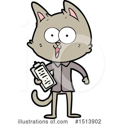 Royalty-Free (RF) Cat Clipart Illustration by lineartestpilot - Stock Sample #1513902