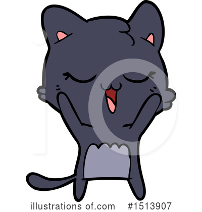 Royalty-Free (RF) Cat Clipart Illustration by lineartestpilot - Stock Sample #1513907