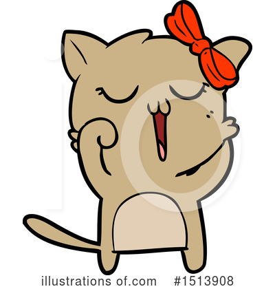 Royalty-Free (RF) Cat Clipart Illustration by lineartestpilot - Stock Sample #1513908