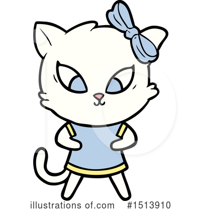 Royalty-Free (RF) Cat Clipart Illustration by lineartestpilot - Stock Sample #1513910