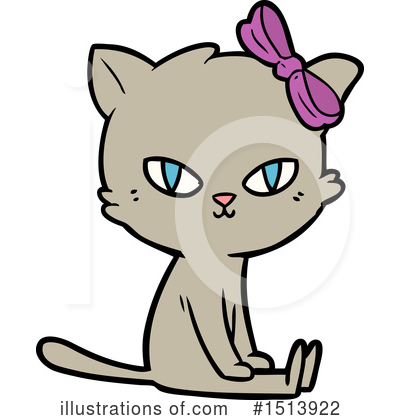 Royalty-Free (RF) Cat Clipart Illustration by lineartestpilot - Stock Sample #1513922
