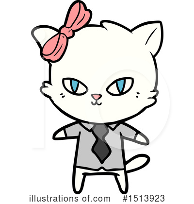 Royalty-Free (RF) Cat Clipart Illustration by lineartestpilot - Stock Sample #1513923